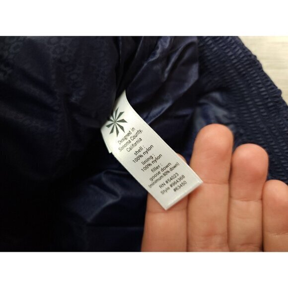 Athleta‎ Downtime Vest Goose Down Puffer Zip Womens XXS - Picture 9 of 10